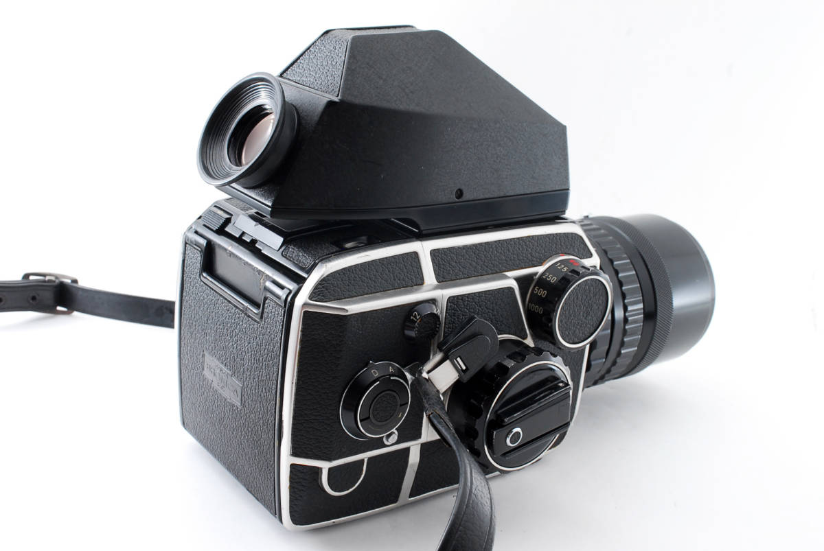 ★動作確認済★ZENZA BRONICA EC プリズムファインダー+ NIKKOR-P 200mm F4 中判フィルムカメラ ゼンザブロニカ_4