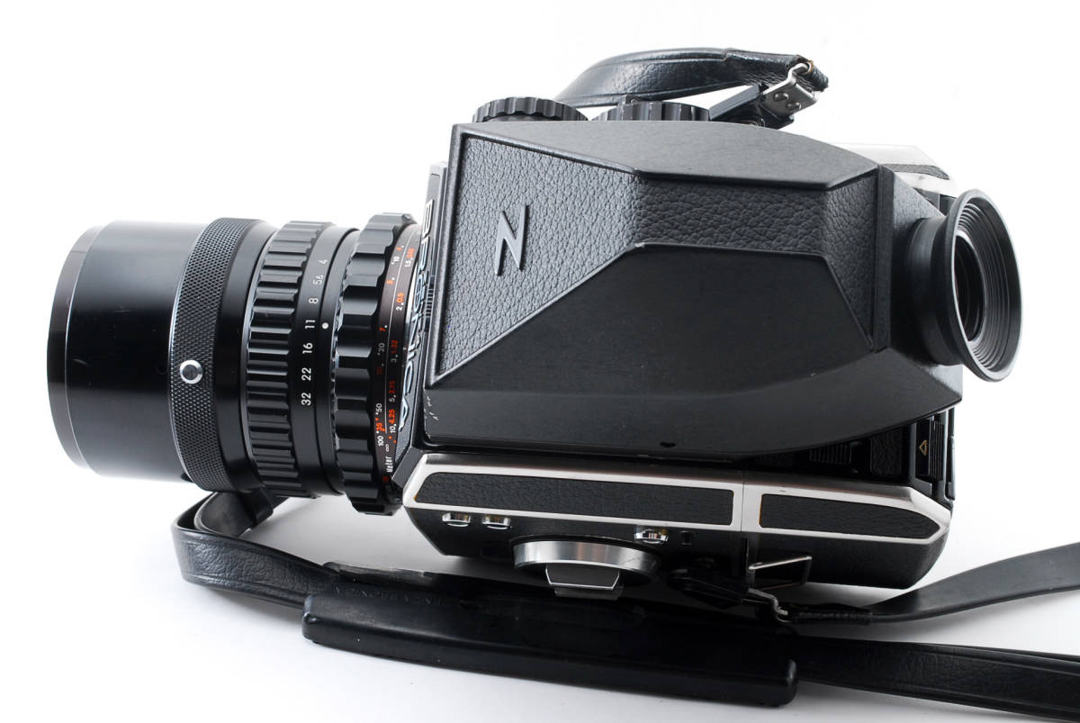 ★動作確認済★ZENZA BRONICA EC プリズムファインダー+ NIKKOR-P 200mm F4 中判フィルムカメラ ゼンザブロニカ_8