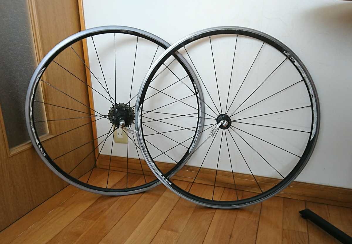 SALE，送料無料 ホイール 前後セット SHIMANO シマノ WH-R500 ロードバイク 手渡しOK 静岡浜松(27インチ、700C)｜売買されたオークション情報、yahooの商品情報をアーカイブ公開 - オークファン ホイール（完組、手組）