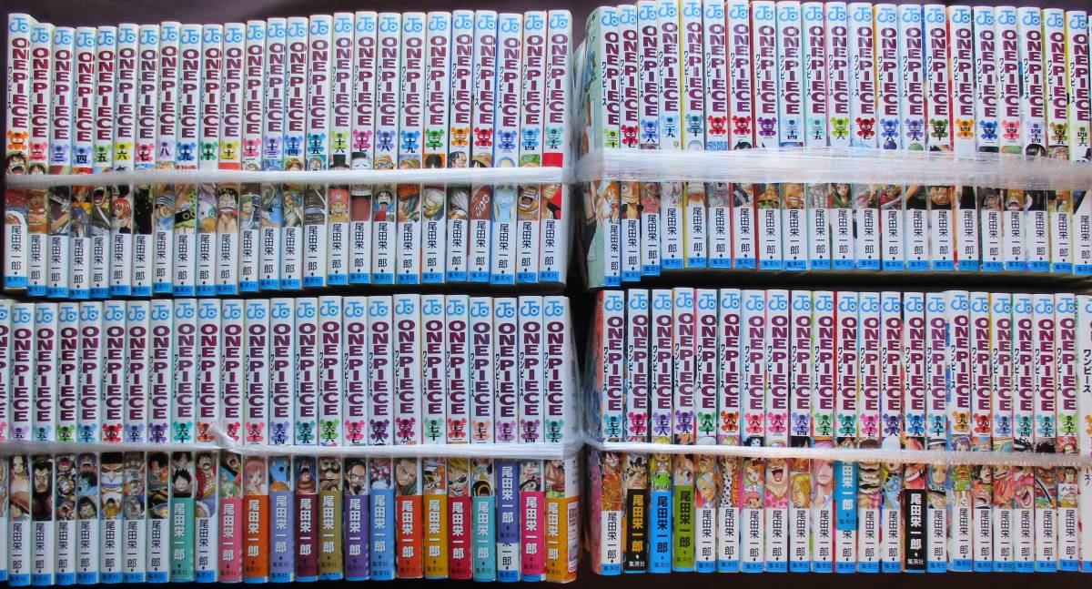 古本 コミックセット One Piece ワンピース 1 96巻 おまけ2冊 尾田栄一郎 集英社 全巻セット 売買されたオークション情報 Yahooの商品情報をアーカイブ公開 オークファン Aucfan Com