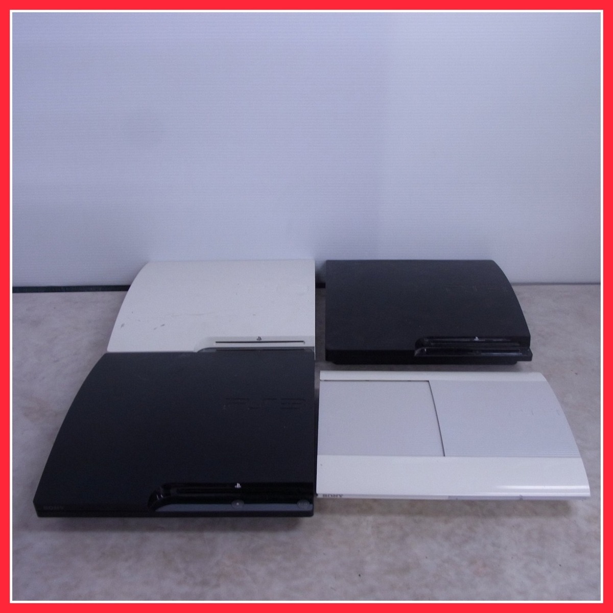 PS3 プレステ3 本体のみ CECH-2000A/CECH-2500A/CECH-3000A/CECH-4200B まとめて4台セット SONY ソニ－ ジャンク【40 0 PlayStation 本体 おまけソフト付き すぐ遊べるセット 動作不良