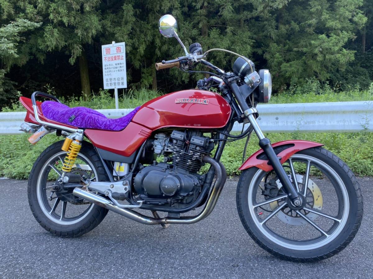 旧車 GSX250Eゴキ 刀 実働 書無し レストアベース ジャンク 検)ザリ 
