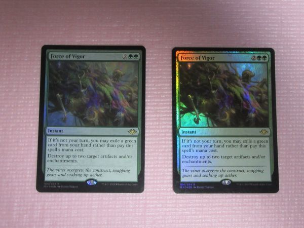 mtg foil 英語版 MH1 活性の力/Force of Vigor 2枚まで 即決 MTG