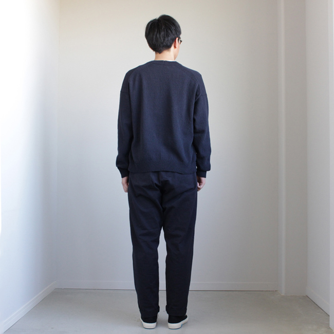 auralee オーラリー CORKSCREW YARN KNIT CARDIGAN Navy size3