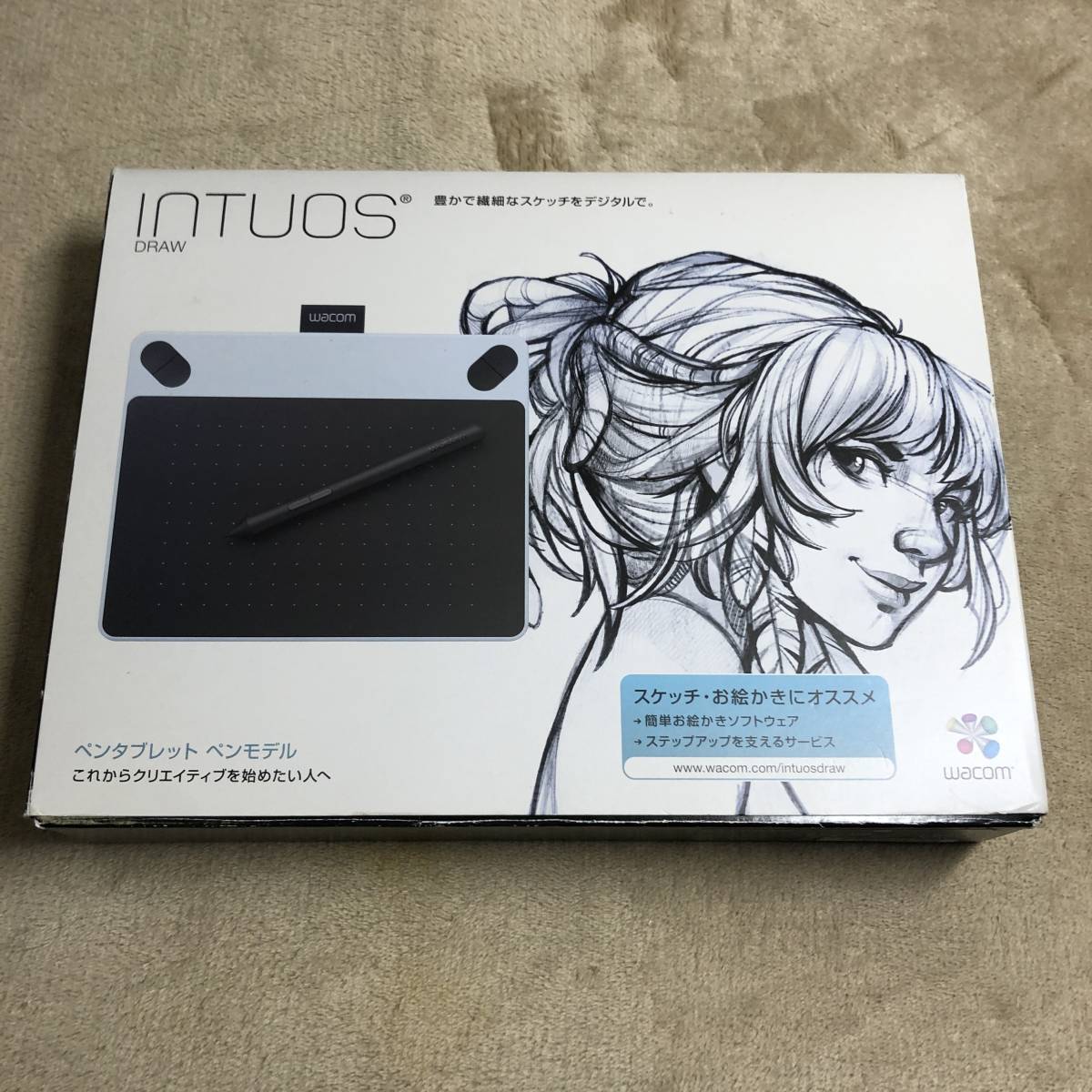ワコム Intuos Draw ペン入力専用 お絵描き入門モデル Sサイズ ホワイト CTL-490/W0(その他)|売買されたオークション ...