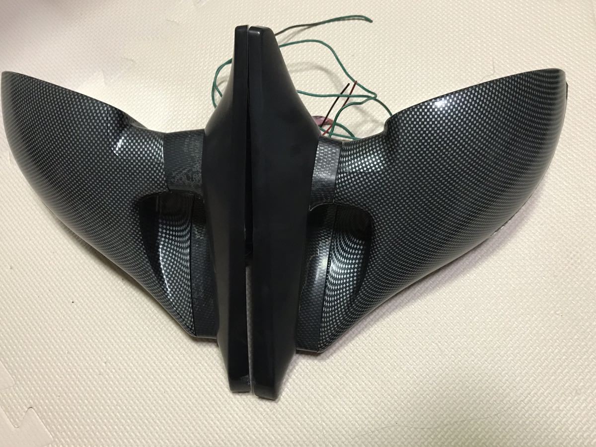 【お得，大得価】 EK9 ドアミラー 左右セット カーボン調 エアロミラー CIVIC TYPE-R JDM ウィンカー配線付き シビック スポコン HONDA(ドアミラー)｜売買されたオークション情報、yahooの商品情報をアーカイブ公開 - ホンダ用
