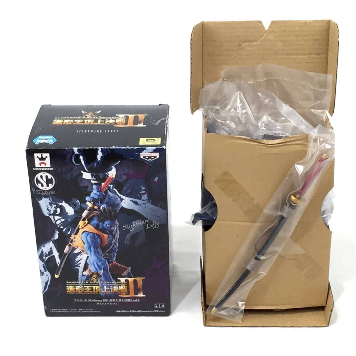 ワンピース フィギュア 造形王頂上決戦 ナイトメアルフィ 内袋 048 0919 Sm 01 Fur モンキー D ルフィ 売買されたオークション情報 Yahooの商品情報をアーカイブ公開 オークファン Aucfan Com