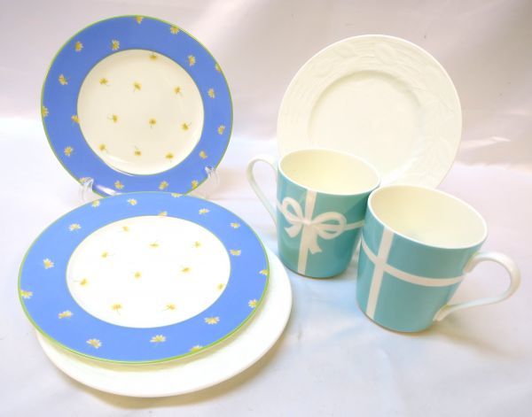 1000円スタート 食器 6点セット TIFFANY&Co. ティファニー プレート