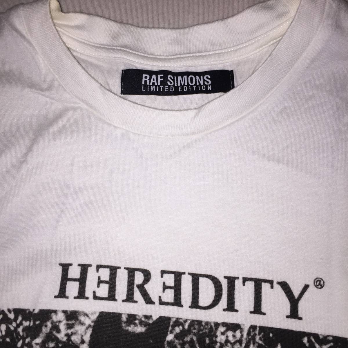 ラフシモンズ RAF SIMONS LIMITED EDITION 2010SS コットン プリント T 