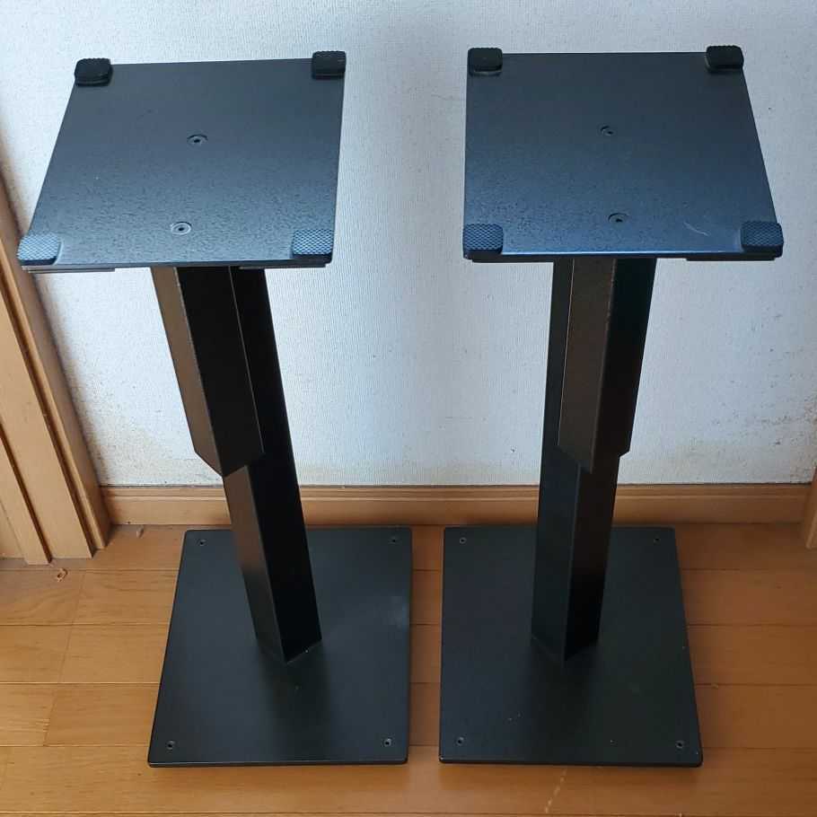 オーディオ機器 TAOC SST-60H スピーカースタンド 2個セット 黒