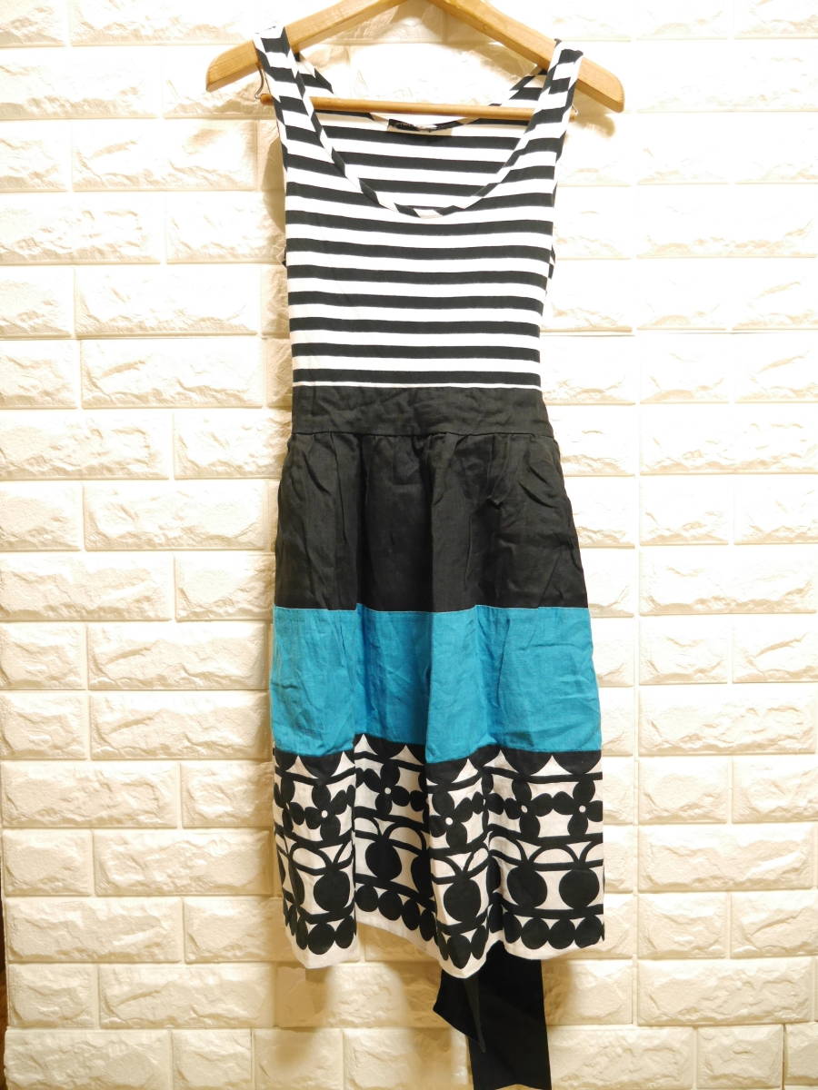 9 Dkny ダナキャランニューヨーク オンワード ワンピース 黒 青 サイズ4 ワンピース ミニ 売買されたオークション情報 Yahooの商品情報をアーカイブ公開 オークファン Aucfan Com