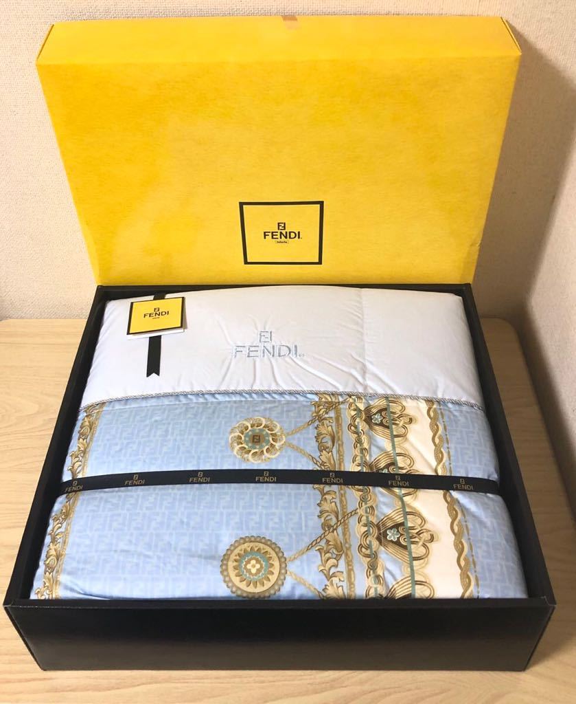 FENDI フェンディ 肌掛け布団 羽毛 肌布団 肌掛け ふとん 掛ふとん 150