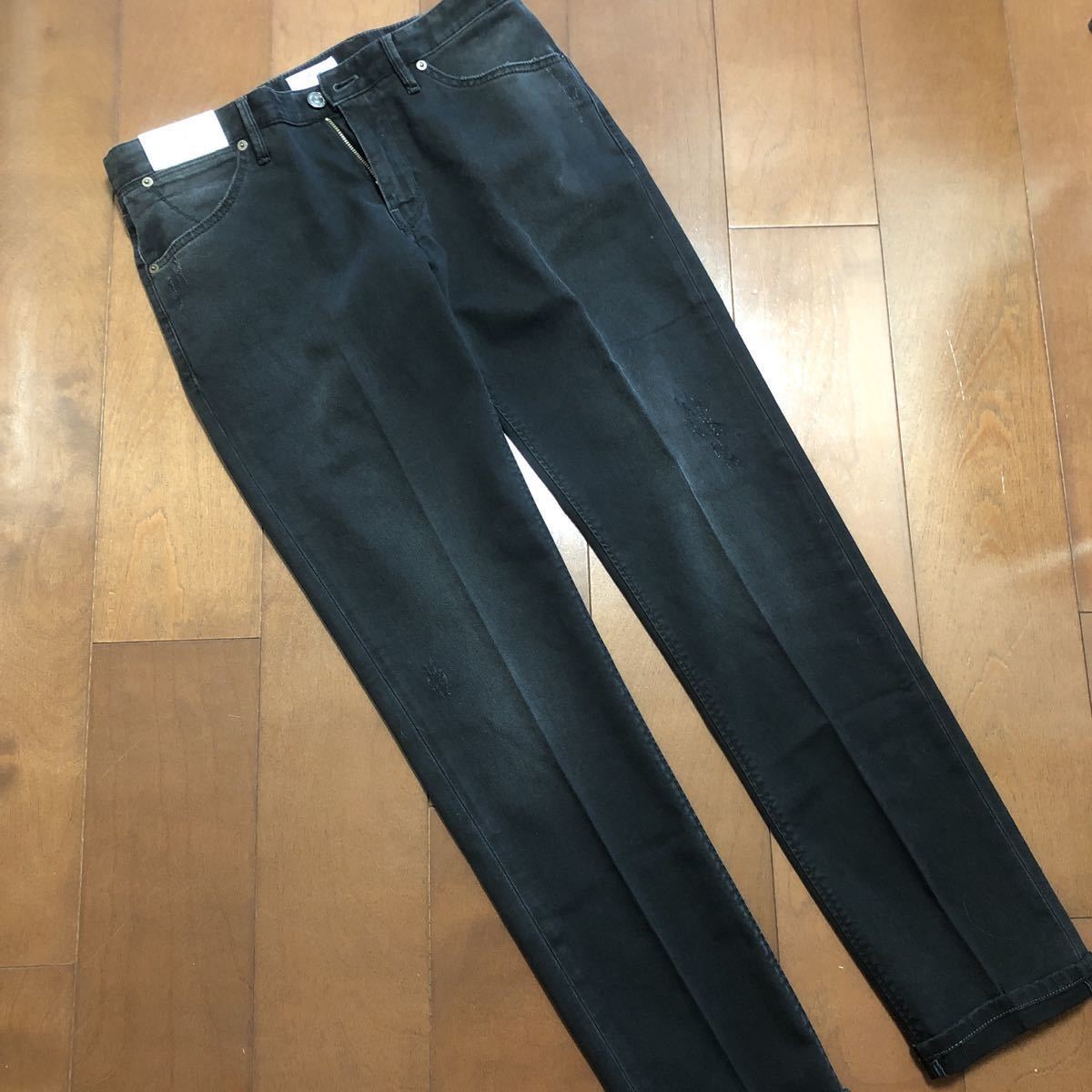 PT 【PT05】ブラックデニム SWING 32インチ SUPER SLIM FIT ピーティー 