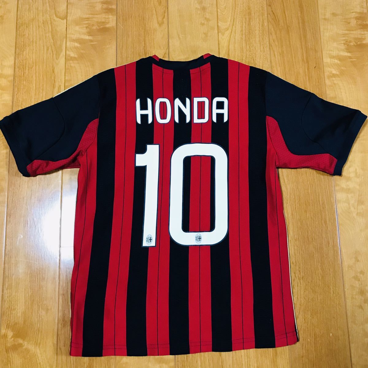 ACミラン 本田圭佑 ユニフォーム adidas アディダス #10 2015-16年 ホームユニフォーム HONDA ホーム 0 半袖 Fly Emirates 13&frasl;14 yuutabon's