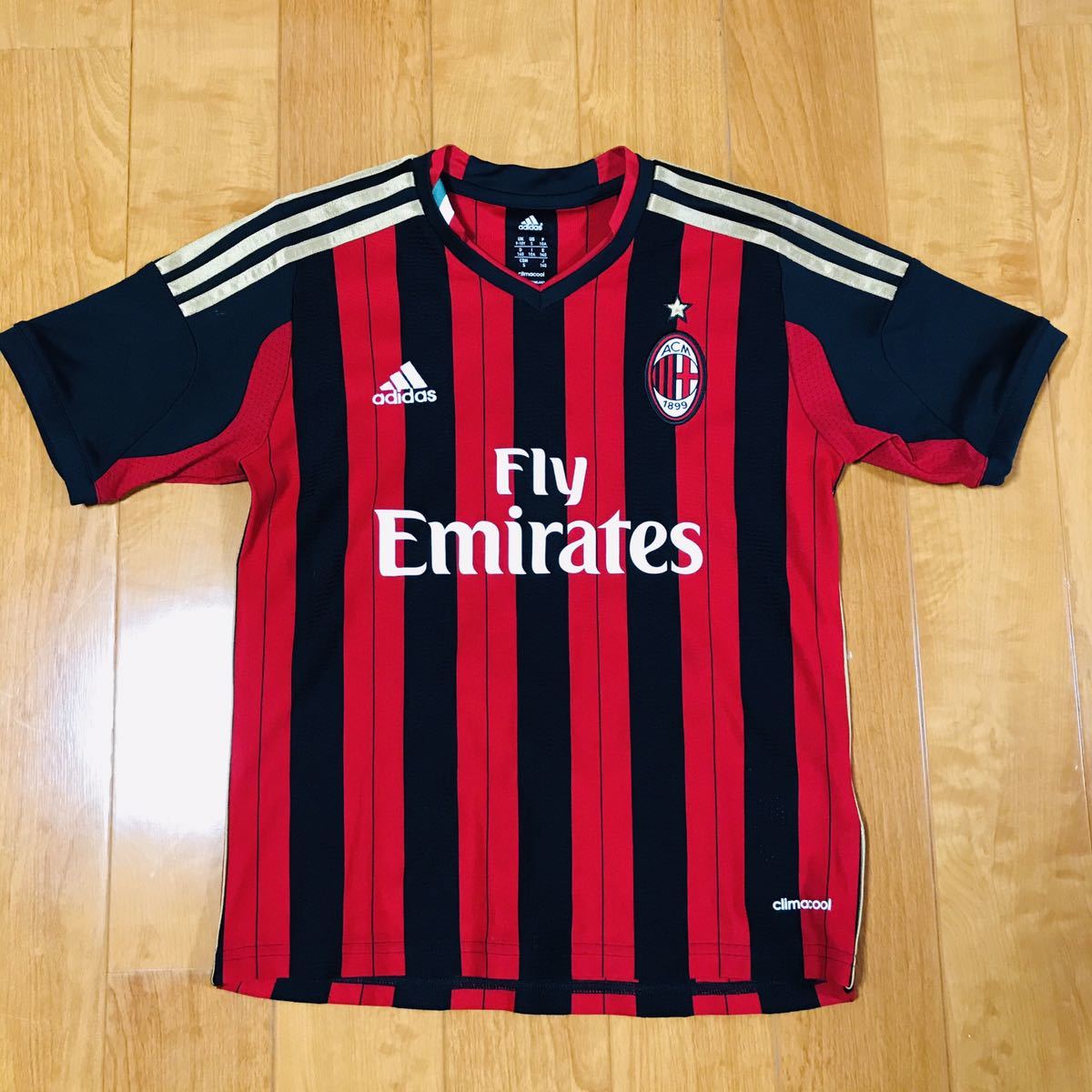 ACミラン 本田圭佑 ユニフォーム adidas アディダス #10 2015-16年 ホームユニフォーム HONDA ホーム 0 半袖 Fly Emirates 13&frasl;14 yuutabon's