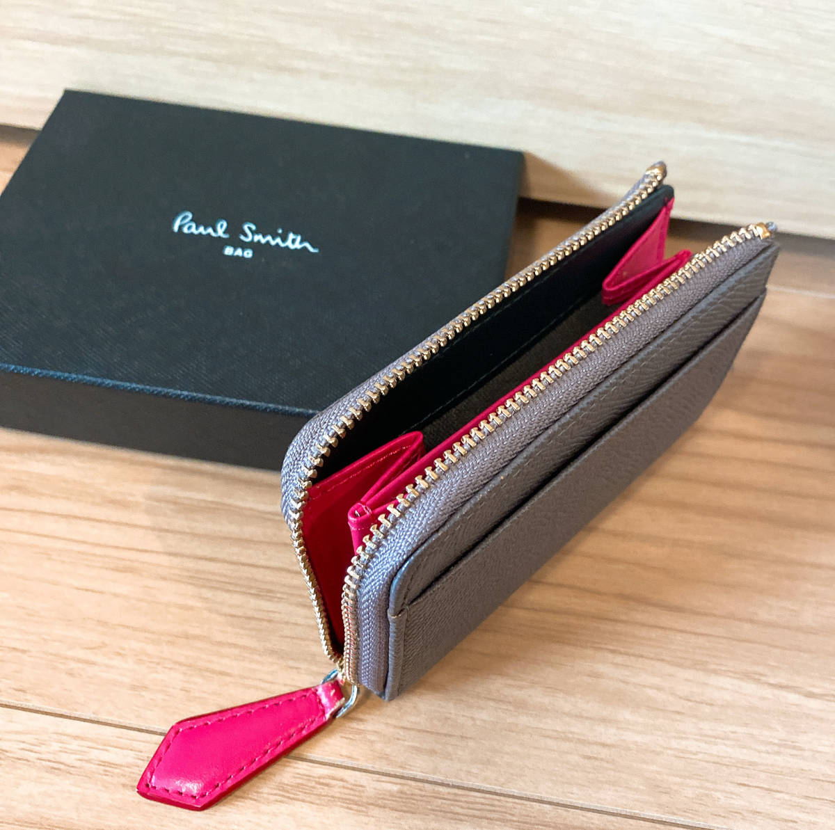 Paul Smithポールスミス◇小銭入れコインケース財布本革牛革美品良品 