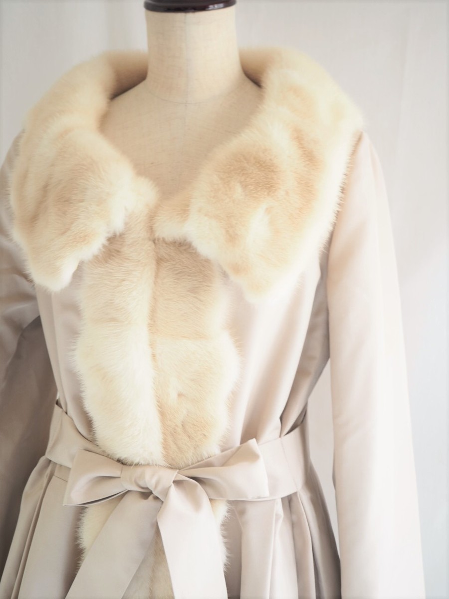 ☆FOXEY BOUTIQUE フォクシー☆最高級 ミンクファー 中綿入り シルク