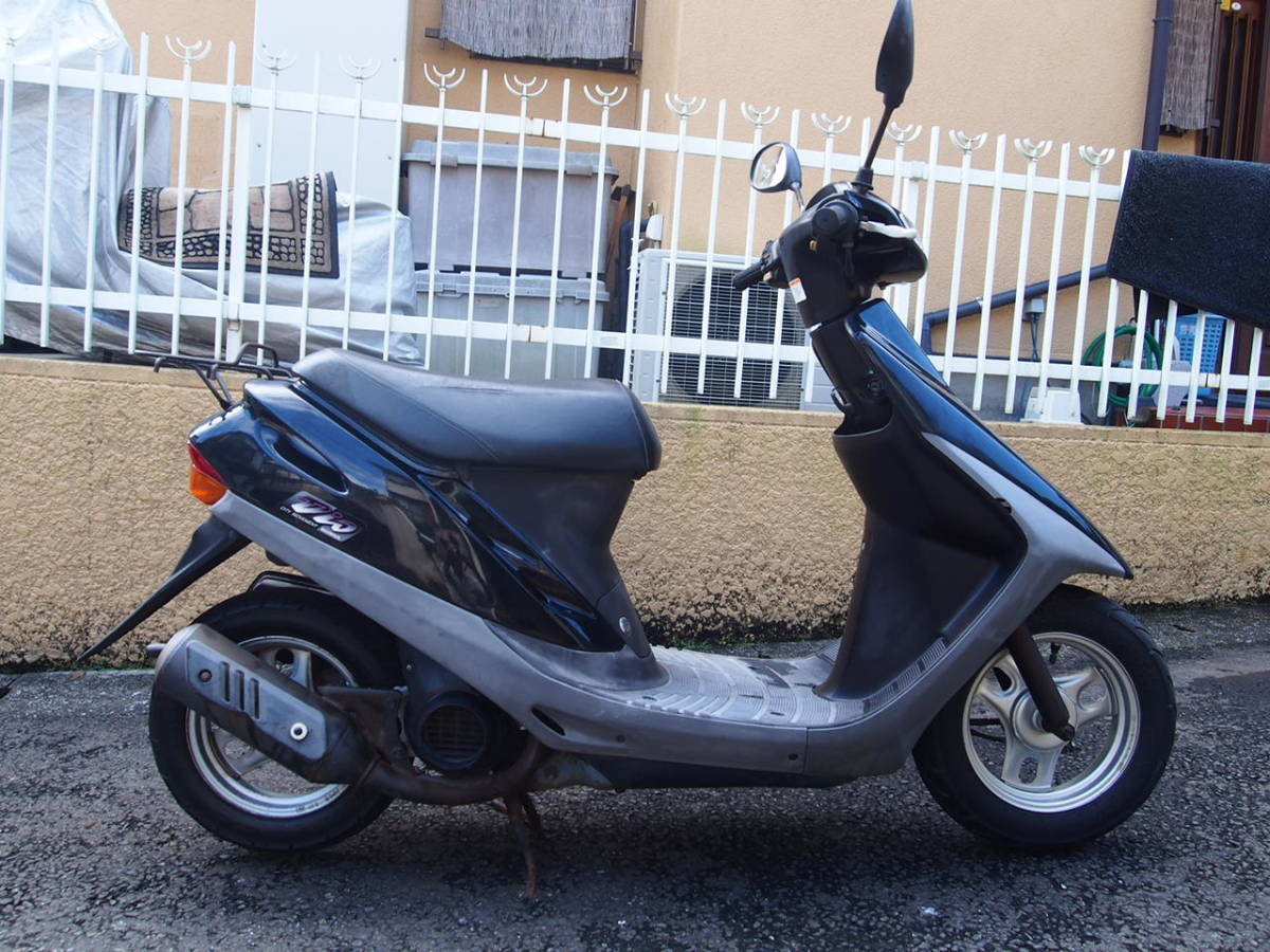 ホンダ スーパーDio ディオ 実働車 黒 2スト50cc AF27 現状販売 相模原市緑