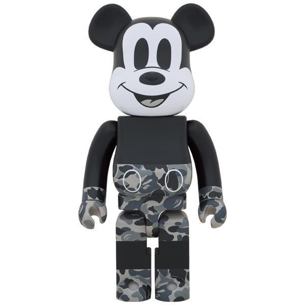新品未開封 1000％ ベアブリック BE@RBRICK BAPE(R) MICKEY MOUSE 