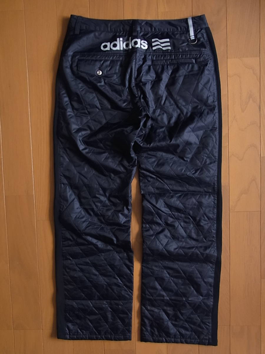 adidas アディダス　中綿ダイヤキルト　ゴルフパンツ　ネイビー_3