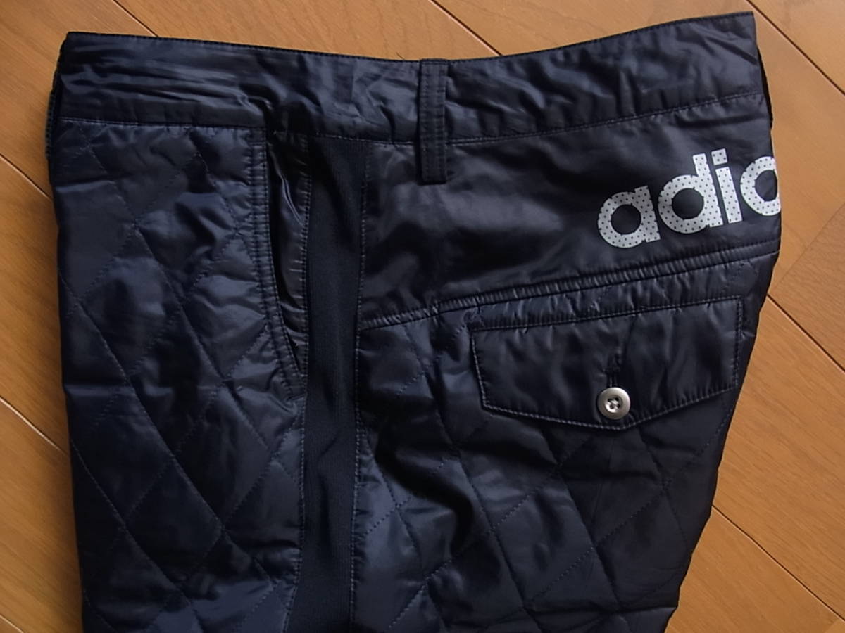 adidas アディダス　中綿ダイヤキルト　ゴルフパンツ　ネイビー_7