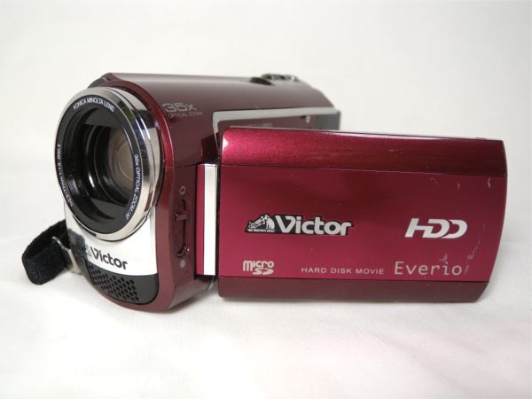 ☆ビクター JVC Everio 35倍ズーム GZ-MG261☆内蔵HDD60GB