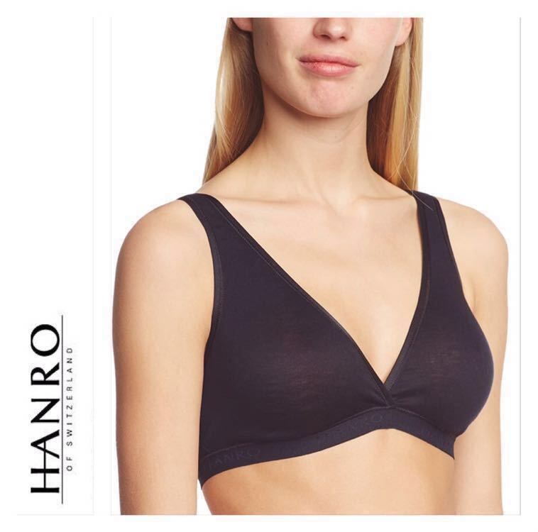 新作，格安 HANROハンロ／ コットンシームレス ソフト ブラジャー ノンワイヤー 下着 レディース／07 1632／ブラック／Mサイズ／786337262907(ブラジャー)｜売買されたオークション情報、yahooの商品情報をア その他