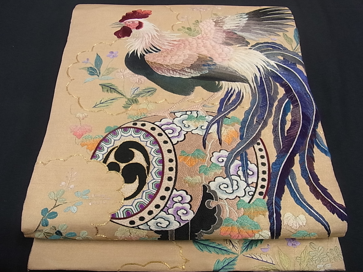 ベストストア日本一受賞店！□平和屋着物□極上 アンティーク 丸帯 手  