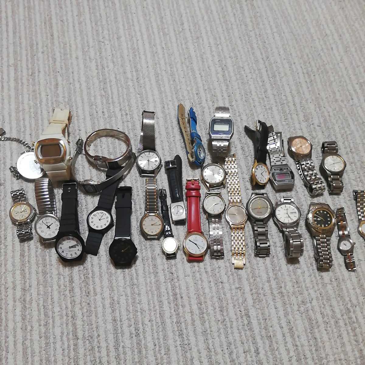 SEIKO 腕時計まとめ売り・ジャンク品・セイコー・カシオ 腕時計 