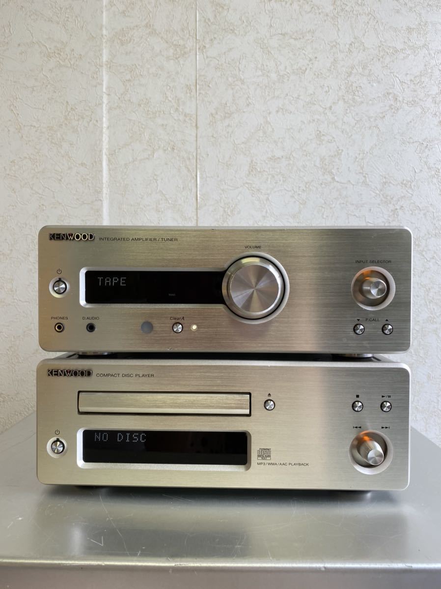 KENWOODケンウッド R-K1000アンプ DP-K1000CDプレーヤー 通電確認済