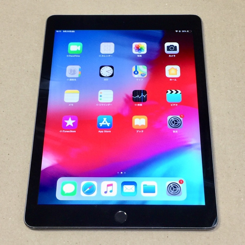 バッテリー90.5% 充電247回 ☆ iPad Air 2 16GB グレイ Wi-Fi 超美品