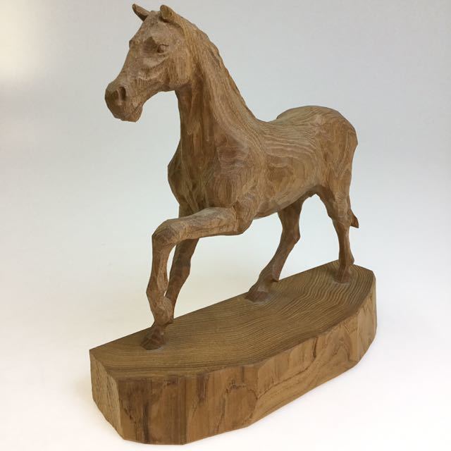 2026年最新Yahoo!オークション 木彫りの中古品・新品・未 -馬 一刀彫