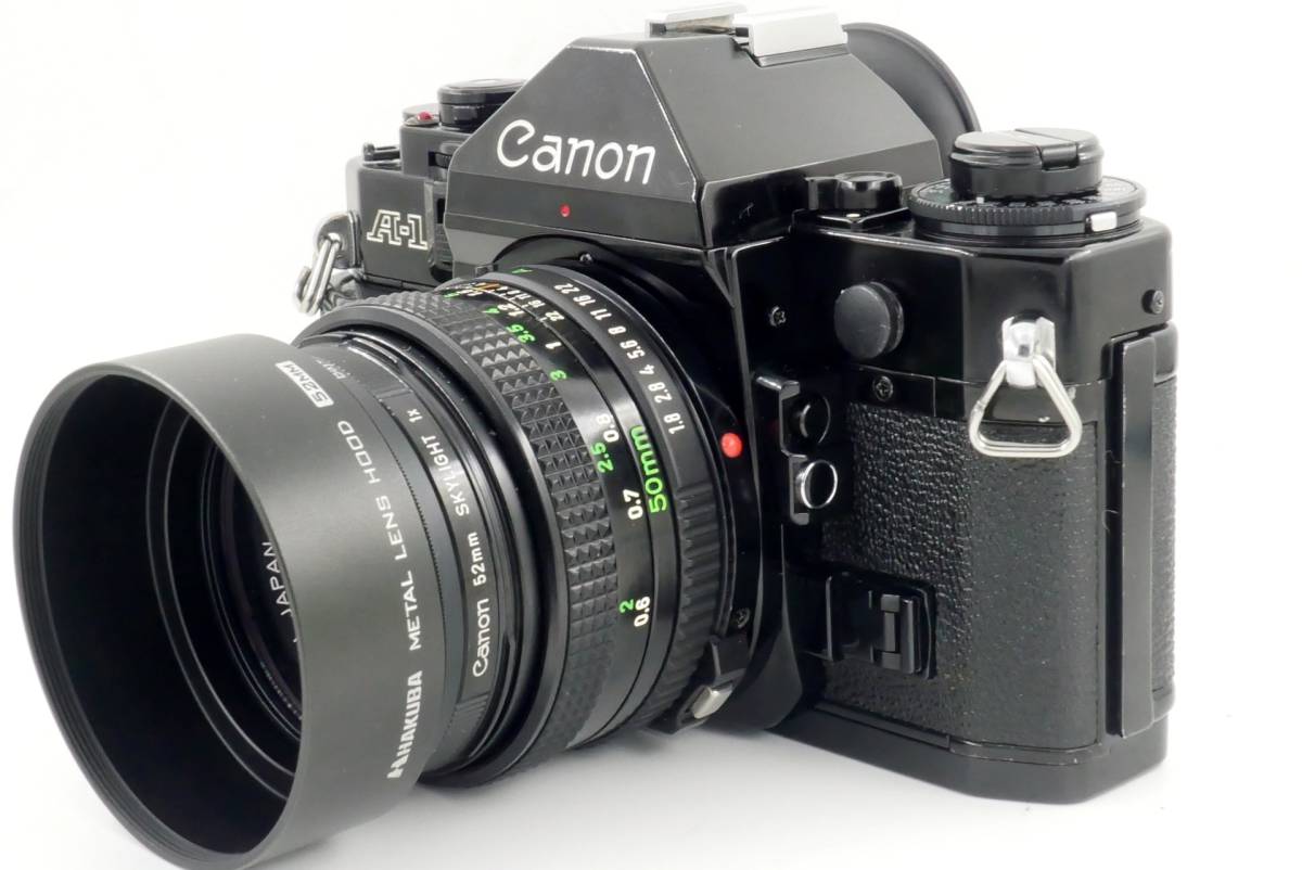 Canon A-1 50mm Film Camera NFD Classic with f⁄1.8 | Motor Drive f1.