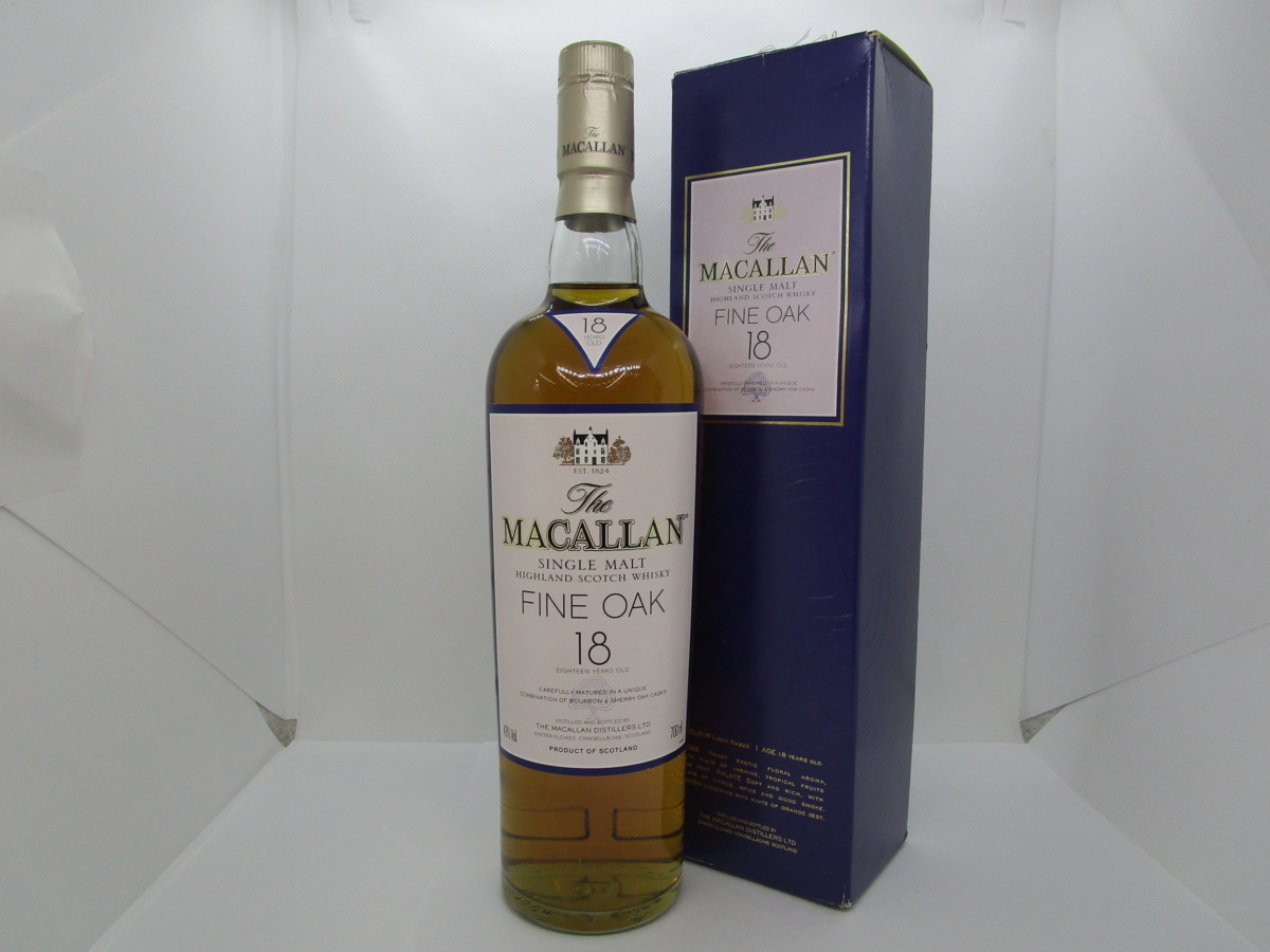 マッカラン 18年 ファインオーク 700ml 43％ ウイスキー The MACALLAN