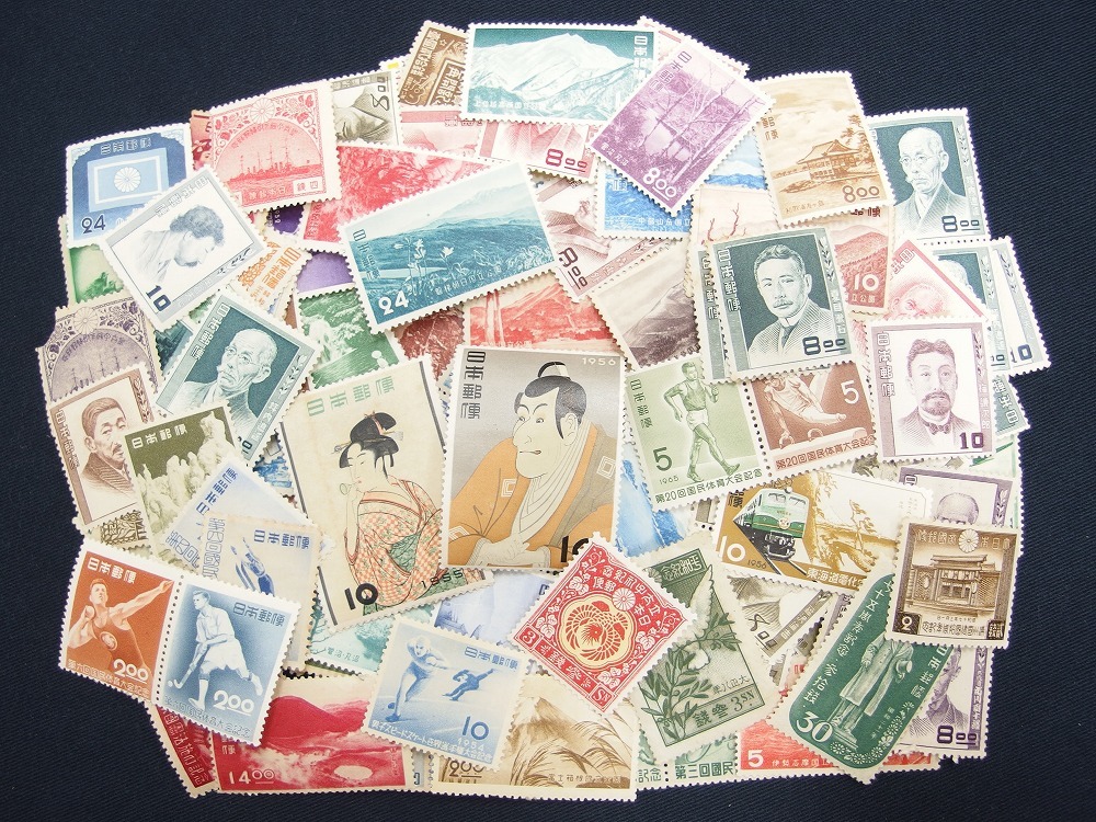 限定SALE，人気SALE 2010-0029 宝市/ /お宝/切手/120枚組/文化人/国立公園/国民体育大会記念/写楽/ビードロ/切手趣味週間他/色々/まとめて 梱包サイズ60(文化人)｜売買されたオークション情報、yahooの商品情報をアー 人物