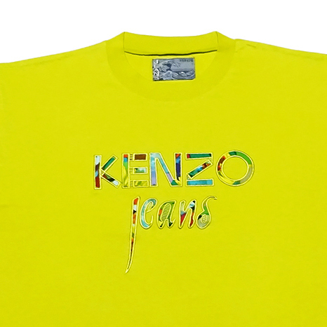  90's KENZO デッドストック 刺繍Tシャツ JEANSヴィンテージHIPHOP高田賢三PARIS山本寛斎90sケンゾー90年代GUCCI CHANEL DIOR(ケンゾー)｜売買されたオークション情報、yahooの商品情報をアーカイブ公開 ケンゾー