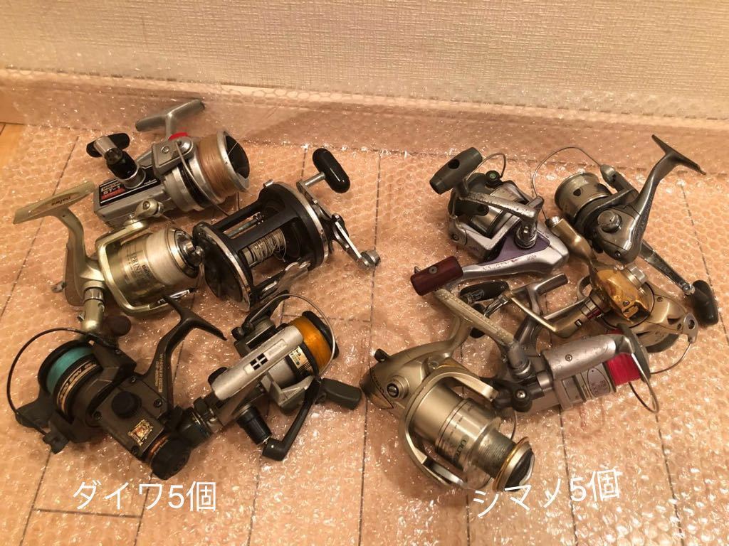  ジャンク品 シマノ，ダイワリール 10個まとめ(シマノ)｜売買されたオークション情報、yahooの商品情報をアーカイブ公開 - オークファン 手動