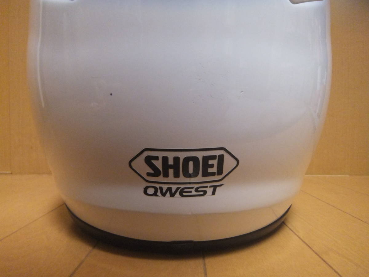 バイク 極美品SHOEI フルフェイス ヘルメット QWEST XL 61cm