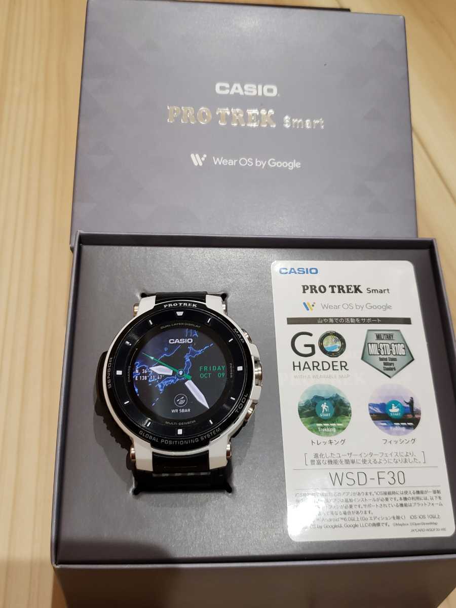 CASIOプロトレックスマートWSD-F30-WE限定モデル春霞中古 CASIO