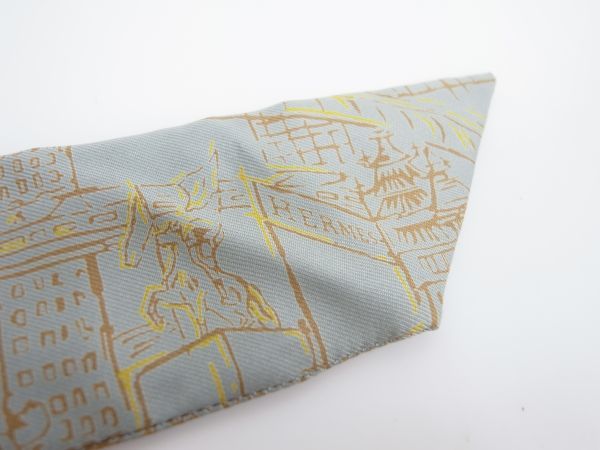 G119-S10-524◎ Hermes エルメス ツイリー スカーフ L