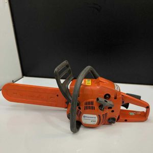 ハスクバーナ345 ものすごく チェンソー 作動確認