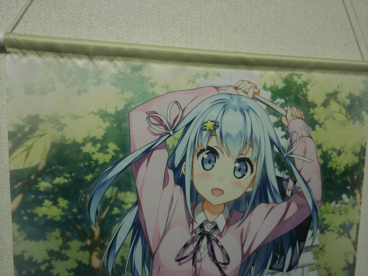 えつみん カントク サイン入り B2 タペストリー E☆2オリキャラ 