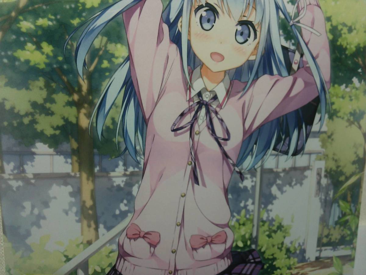 えつみん カントク サイン入り B2 タペストリー E☆2オリキャラ 