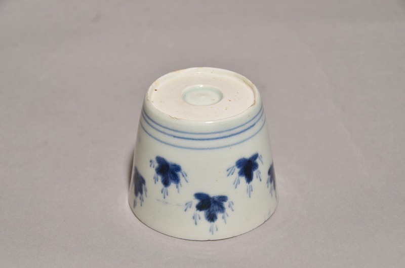 古伊万里 染付 若松文 そば猪口 蕎麦猪口 工芸品 時代箱 』○ 『 ○