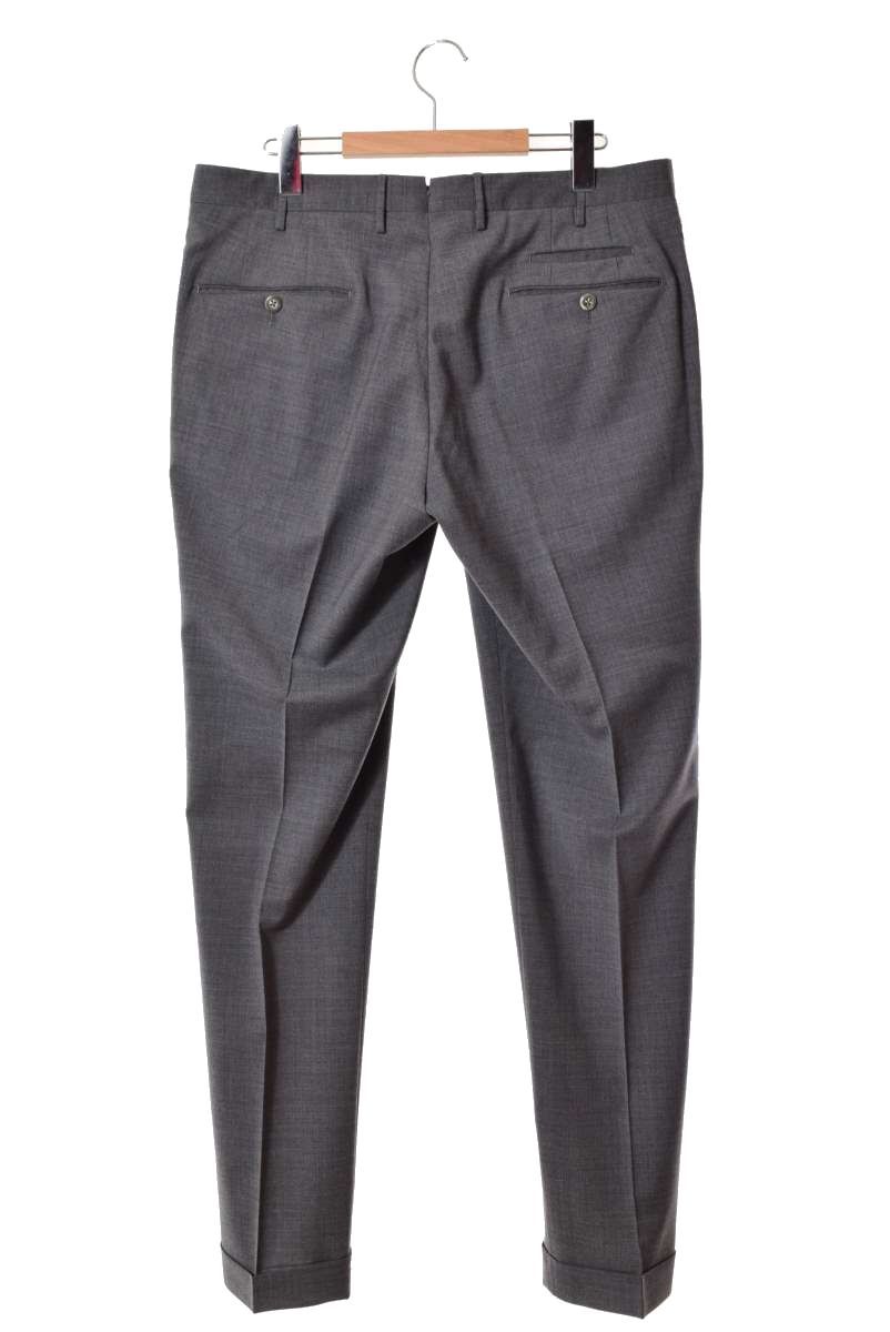 PT01 EVO FIT ストレッチ スラックス パンツ 50 グレー ピーティーゼロ