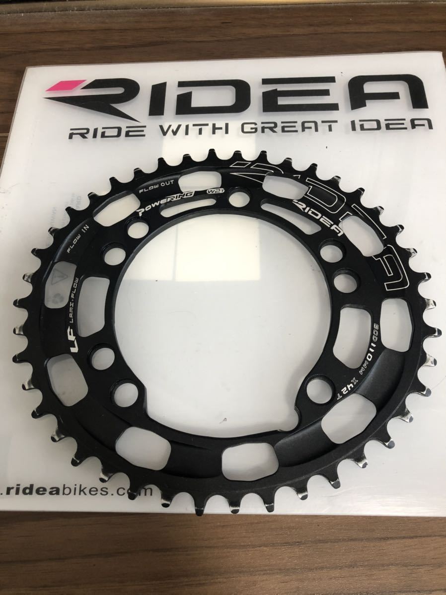 【人気定番，限定セール】 RIDEA シングル チェーンリング 楕円チェーンリング 42t(チェーンリング)｜売買されたオークション情報、yahooの商品情報をアーカイブ公開 - オークファン チェーンリング