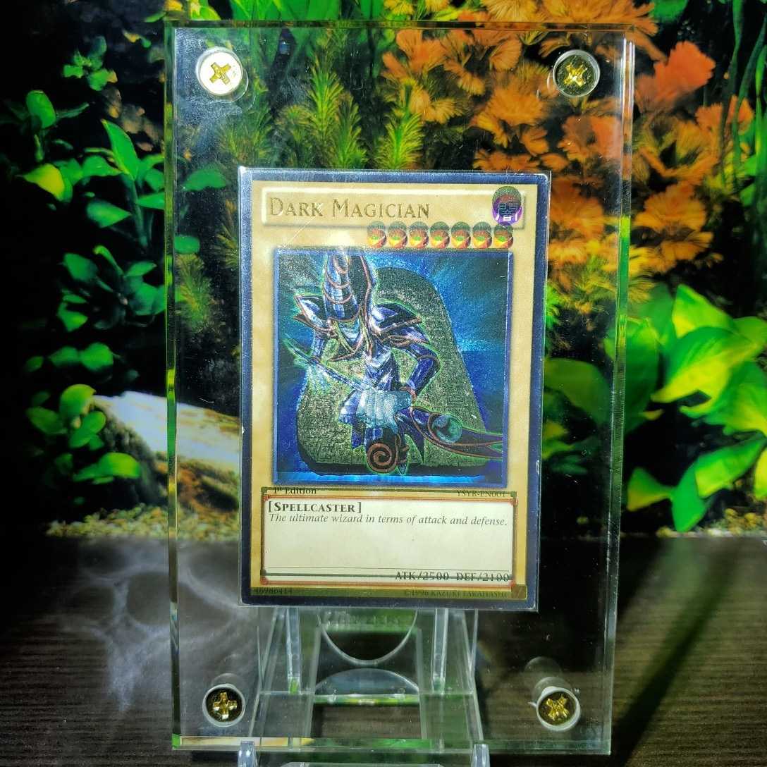 遊戯王 希少 1st エラー ブラックマジシャン レリーフ ホイルエラー