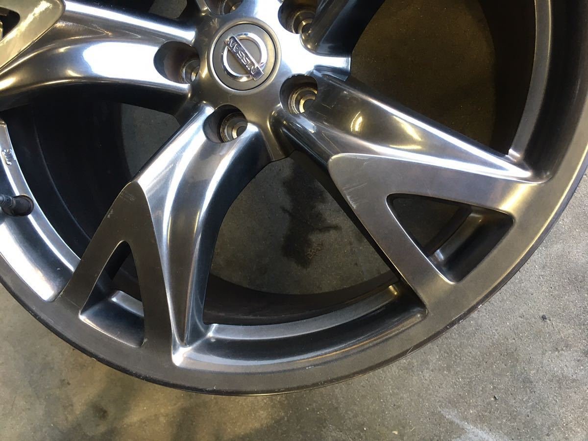RAYS製 日産 Z34 純正 19インチ 10J +30リア用 ホイール 1本 