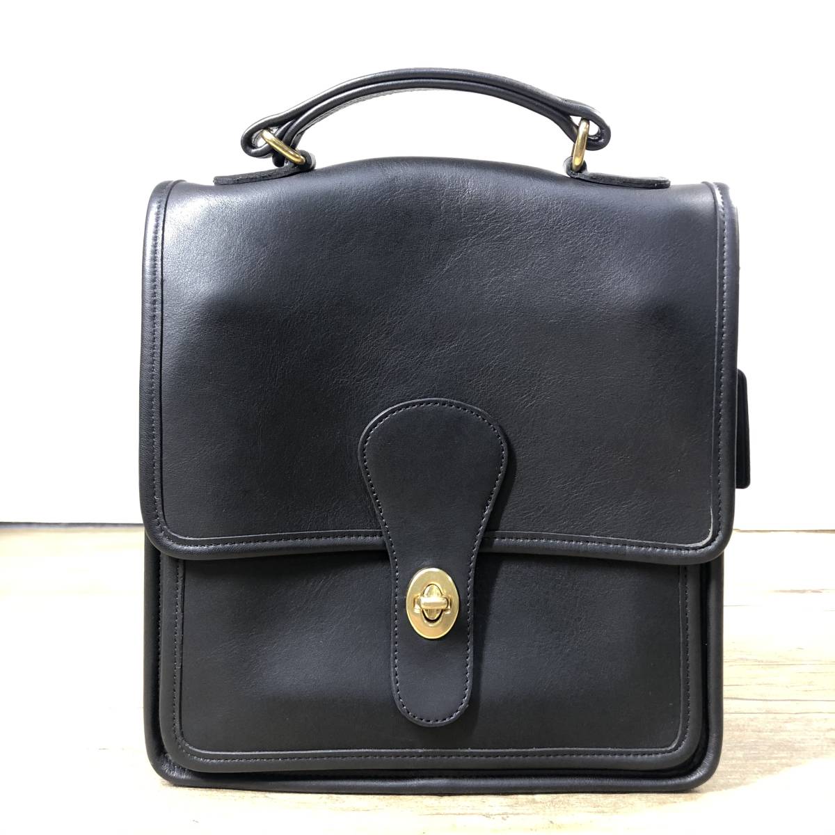 美品 COACH コーチ グローブ グラブタンレザー 2way ステーション