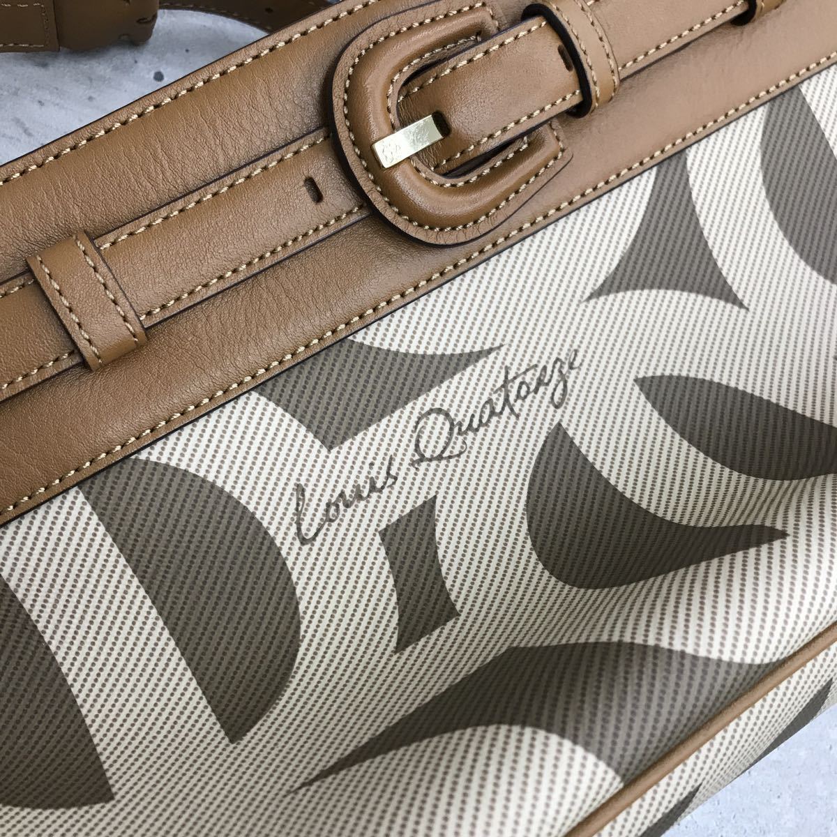 新品未使用/専用袋付き/LOUIS QUATORZE ルイキャトルズ PVC×レザー 